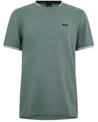 BOSS - Short Sleeve T-Shirt With Logo Detail (Taul Regular Fit) - Lyst