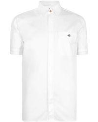 Vivienne Westwood - Cotton Classic Saturn Orb Short-Sleeved Shirt - Lyst