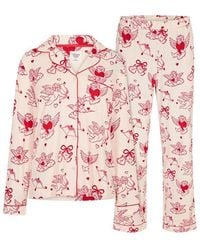 Chelsea Peers - Button Up Pyjama Set - Lyst