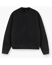 Represent - Open Gauge Knitted Lightweight Crew Neck Jumper - Lyst