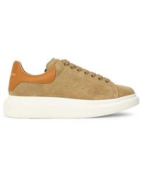 McQueen - Oversized Leather Trainers - Lyst