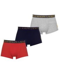 Polo Ralph Lauren 3 Pack Classic Trunks - Multicolour