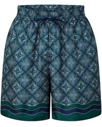 CASABLANCA - Casa Mono Silk Short Sn63 - Lyst