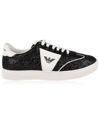 armani glitter trainers