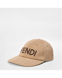 Fendi - Logo Baseball Cap - Lyst