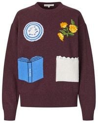 Stine Goya - Cotton Crew Neck Jumper - Lyst