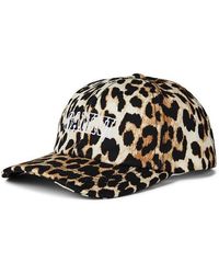 Ganni - Logo Embroidered Baseball Cap - Lyst