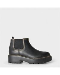 Miu Miu - Streamlined Low Heel Flat Ankle Boots - Lyst