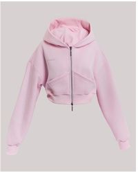 Mars the Label - Classics Cropped Zip Hoodie - Lyst