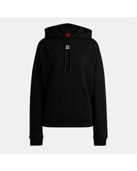 HUGO - Over The Head Hoodie - Lyst