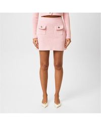 Self-Portrait - Mélange-Effect Mini Skirt - Lyst