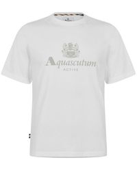 Aquascutum - T-Shirt - Lyst