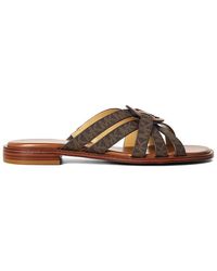 MICHAEL Michael Kors - Erika Flat Sandals - Lyst