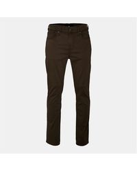 7 For All Mankind - Slimmy Sateen Slim Fit Trousers - Lyst