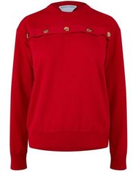Bottega Veneta - Structured Crew Neck Jumper - Lyst