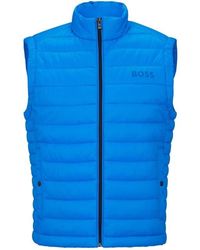 BOSS - Calano Quilted Gilet - Lyst
