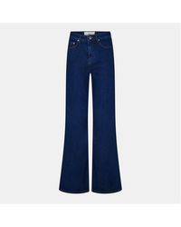 Ami Paris - Flare High Rise Wide Leg Jeans - Lyst