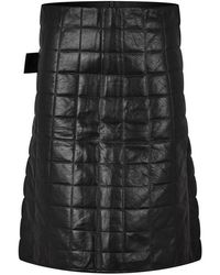 Bottega Veneta - A-Line Midi Skirt - Lyst