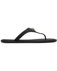 Versace - Alia Rubber Flat Sandals - Lyst