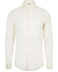 BOSS - H Hank Spread Long Sleeve Oxford Shirt - Lyst