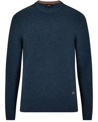 Paul Smith - Waffle Knitted Crew Neck Jumper - Lyst
