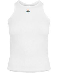 Vivienne Westwood - Logo Cotton 90S Vest - Lyst