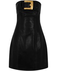Balmain - Buckle Dress Ld54 - Lyst