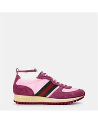 Gucci - Re-Motion Gg Nylon & Suede Sneaker - Lyst