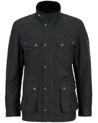 Barbour - Duke Water Resistant Windproof Cotton Long Sleeve Wax Jacket - Lyst