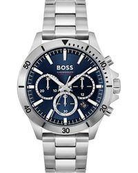 BOSS by HUGO BOSS - Gents Troper Stainless Steel Bracelet Watch - Lyst