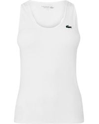 Lacoste - Sleeveless Slim-Fit Gym Vest - Lyst