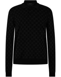 Gucci - Ao Gg Ls Polo Sn64 - Lyst