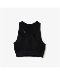 Lacoste - Sport Stretch Removable Padded Bralette - Lyst