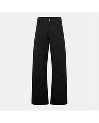 CASABLANCA - Mono Durable Denim Structured Fit Straight Leg Jeans - Lyst