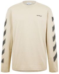 Off-White c/o Virgil Abloh - Diag Skate Diagonal Graphic Long Sleeve T-Shirt - Lyst