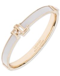 Ralph Lauren - Lauren Ralph Lauren & Logo Bangle - Lyst