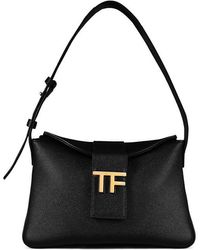 Tom Ford - Leather Mini Hobo Bag - Lyst