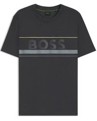 BOSS - Hbg Zone Signature Logo T-Shirt - Lyst