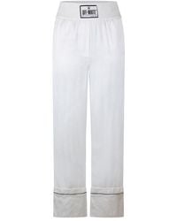 Off-White c/o Virgil Abloh - Satin Pyjama Pant, Satin Construction Trousers - Lyst