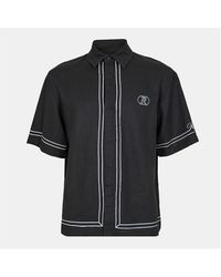 Represent - Border Short Sleeve Patterned Shirt - Lyst
