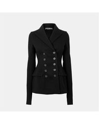 Dolce & Gabbana - Structured Tailored Single Breasted Blazer - Lyst