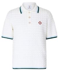 CASABLANCA - Casa Boucle Ss Polo Sn64 - Lyst