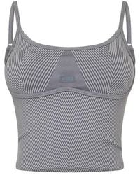 Tala - Sculpt Seamless Contrast Rib Vest Vintage - Lyst