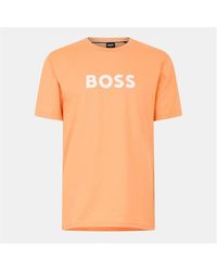 BOSS - Logo Print T-shirt - Lyst
