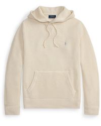 Polo Ralph Lauren - Overhead Cotton Wool Knitted Hoodie - Lyst
