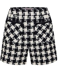 Valentino - Damier Light Tweed Shorts - Lyst