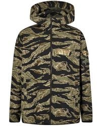 Givenchy - Camo Print Cotton Long Sleeve Hooded Windbreaker - Lyst