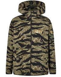 Givenchy - Camo Print Cotton Long Sleeve Hooded Windbreaker - Lyst