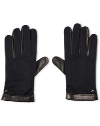 Emporio Armani - Leather Gloves - Lyst