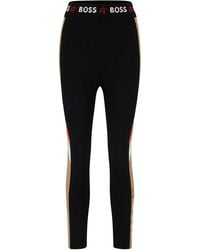 BOSS - Mania Performance Stretch Baselayer Leggings - Lyst